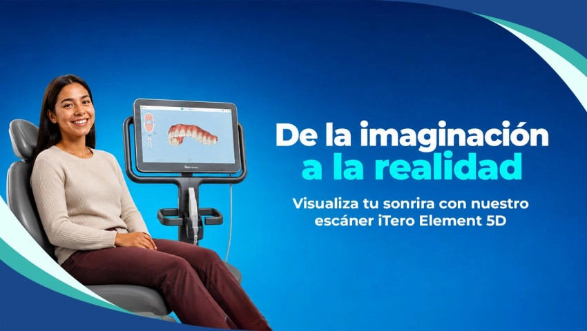 De la imaginación a la realidad: Visualiza tu sonrisa con nuestro escáner iTero Element 5D